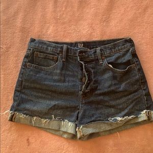 High rise shorts